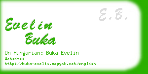 evelin buka business card